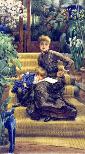 The Elder Sister by James Tissot The Elder Sister by James Tissot