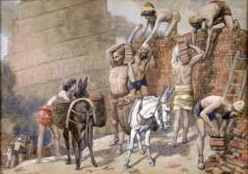 Building The Tower Of Babel by James Tissot