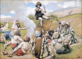 Joseph Reveals His Dream To His Brethren by James Tissot