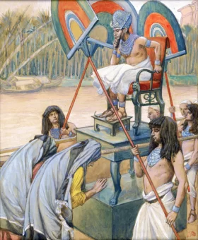 Pharaoh And The Midwives by James Tissot