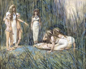 Pharaoh's Daughter Receives The Mother Of Moses by James Tissot