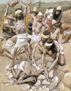 The Sabbath-Breaker Stoned by James Tissot