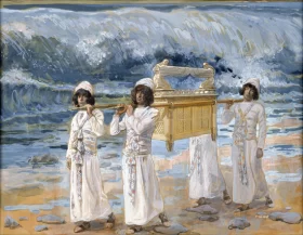 The Ark Passes Over The Jordan by James Tissot