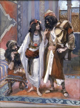 The Harlot Of Jericho And The Two Spies by James Tissot