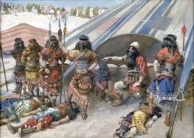 Joshua And The Five Kings by James Tissot