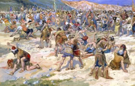 The Valiant Of Gibeon by James Tissot