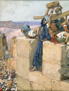 A Woman Breaks The Skull Of Abimelech by James Tissot