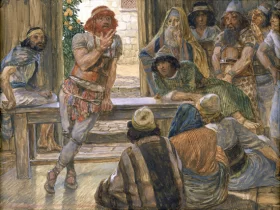 Samson Puts Forth A Riddle by James Tissot