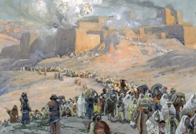 The Flight Of The Prisoners by James Tissot