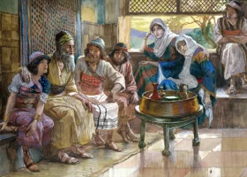 Job And His Family by James Tissot Job And His Family by James Tissot