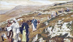 Jesus Traveling by James Tissot Jesus Traveling by James Tissot