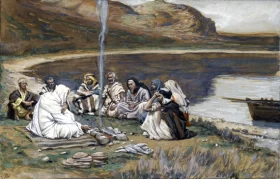 Meal Of Our Lord And The Apostles by James Tissot Meal Of Our Lord And The Apostles by James Tissot