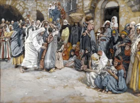 Suffer The Little Children To Come Unto Me by James Tissot Suffer The Little Children To Come Unto Me by James Tissot