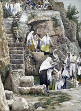 The Disciples Of Jesus Baptize by James Tissot The Disciples Of Jesus Baptize by James Tissot