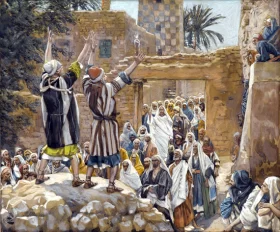 The Two Blind Men at Jericho by James Tissot The Two Blind Men at Jericho by James Tissot