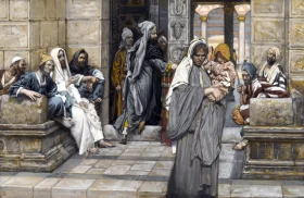 The Widow's Mite by James Tissot The Widow's Mite by James Tissot