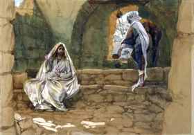 The Woman of Samaria at the Well by James Tissot The Woman of Samaria at the Well by James Tissot