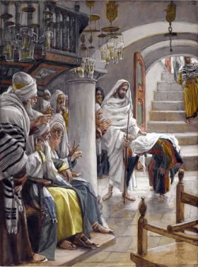 The Woman with an Infirmity of Eighteen Years by James Tissot The Woman with an Infirmity of Eighteen Years by James Tissot