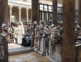 But No Man Laid Hands Upon Him by James Tissot But No Man Laid Hands Upon Him by James Tissot
