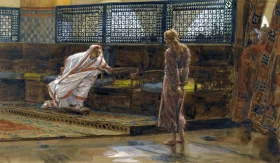Jesus Before Pilate, First Interview by James Tissot Jesus Before Pilate, First Interview by James Tissot