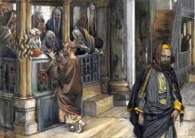 Judas Goes To Find The Jews by James Tissot Judas Goes To Find The Jews by James Tissot