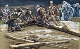 The First Nail by James Tissot The First Nail by James Tissot