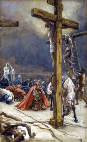 The Confession Of Saint Longinus by James Tissot The Confession Of Saint Longinus by James Tissot