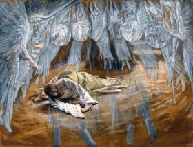 The Grotto Of The Agony by James Tissot The Grotto Of The Agony by James Tissot