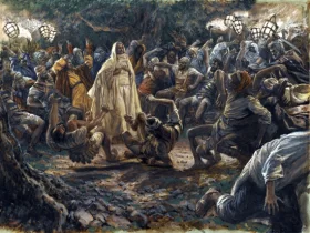 The Guards Falling Backwards by James Tissot The Guards Falling Backwards by James Tissot