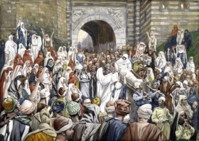 The Resurrection of the Widow's Son at Nain by James Tissot The Resurrection of the Widow's Son at Nain by James Tissot