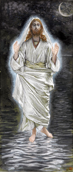 Jesus Walks On The Sea by James Tissot Jesus Walks On The Sea by James Tissot