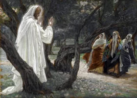 Jesus Appears To The Holy Women by James Tissot Jesus Appears To The Holy Women by James Tissot