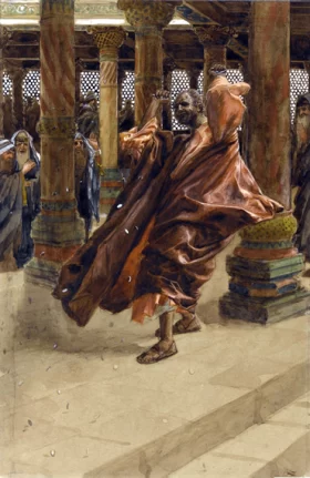 Judas Returns The Money by James Tissot Judas Returns The Money by James Tissot
