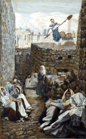 He Who Winnows His Wheat by James Tissot He Who Winnows His Wheat by James Tissot