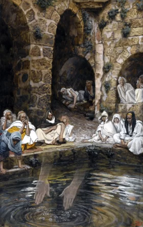 Pool Of Bethesda by James Tissot Pool Of Bethesda by James Tissot
