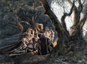 The Angel And The Shepherds by James Tissot The Angel And The Shepherds by James Tissot