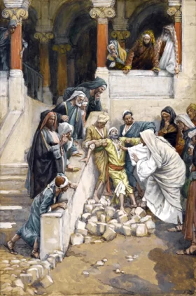 The Blind And Mute Man Possessed By Devils by James Tissot