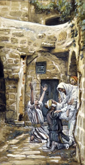 The Blind Of Capernaum by James Tissot