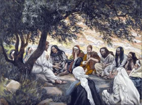 The Exhortation To The Apostles by James Tissot