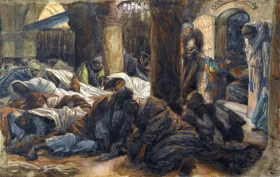 The Magdalene Runs To The Cenacle To Tell The Apostles That The Body Of Jesus Is No Longer In The Tomb by James Tissot