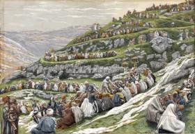 The Miracle Of The Loaves And Fishes by James Tissot