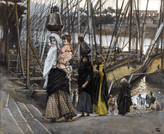The Sojourn in Egypt by James Tissot, oil painting reproduction on canvas The Sojourn in Egypt by James Tissot