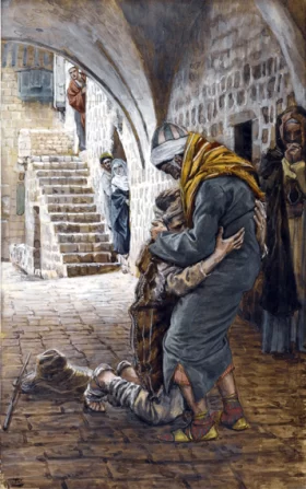 The Return of the Prodigal Son copy by James Tissot