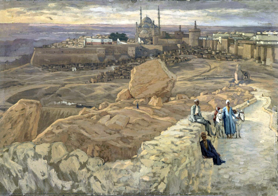 The Citadel At Cairo Seen From The Mokattam by James Tissot