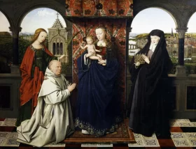 Virgin and Child, with Saints and Donor by Jan Van Eyck Virgin and Child, with Saints and Donor by Jan Van Eyck
