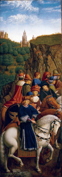 8. The Ghent Altarpiece Just Judges by Jan Van Eyck 8. The Ghent Altarpiece Just Judges by Jan Van Eyck