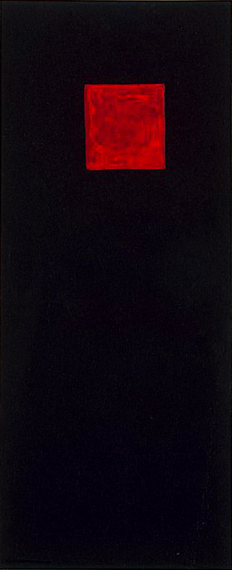 Red square on black background 1922 by Kazimir Malevich
