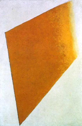 Yellow Plane in Dissolution 1917 by Kazimir Malevich