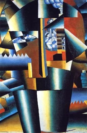 Portrait of Ivan Kliun 1913 by Kazimir Malevich