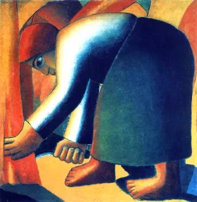 Reaper by Kazimir Malevich